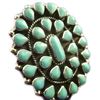 Image 3 : Taxco Mexican Sterling Turquoise Statement Ring