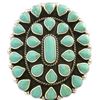 Image 4 : Taxco Mexican Sterling Turquoise Statement Ring