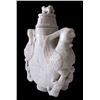 Image 2 : Carved Soapstone Double Phoenix Vase