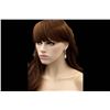 Image 3 : 18k White Gold Plated Cubic Zirconia Cz Drop Dangle Earrings