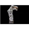 Image 1 : Skulls Group with Snake Carved Handle 156mm in Deer Antler Carving