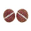 Image 1 : Spectacular Cartier Style Ruby & Diamond Earrings