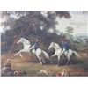 Image 2 : Original Mid 19thc Signed Oil Painting, French Cavalry Approaching Castle