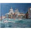 Image 1 : Signed Italian Impressionist Landscape Oil Painting, Venice
