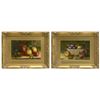 Image 1 : (2) Framed Still Life Oil Paintings