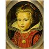 Image 2 : (2) Gilt Framed Hand-embellished Portrait Prints