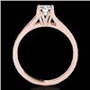 Image 2 : 1.5 CTW H-SI/I Certified Diamond Solitaire Ring 10K Rose Gold - REF-329Y8K - 35165