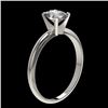 Image 4 : 1 CTW Certified VS/SI Quality Oval Diamond Solitaire Ring 10K White Gold - REF-297A2X - 32894