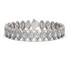 20.25 CTW Marquise Diamond Designer Bracelet 18K White Gold - REF-3736K4W - 42833