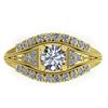 Image 1 : 1.50 CTW Solitaire Certified VS/SI Diamond Ring 14K Yellow Gold - REF-232M2H - 38549
