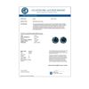 Image 3 : 2.11 CTW Certified Intense Blue SI Diamond Solitaire Stud Earrings 10K White Gold - REF-217K5W - 366