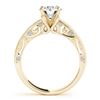 Image 4 : 1.02 CTW Certified VS/SI Diamond Solitaire 2Pc Wedding Set Antique 14K Yellow Gold - REF-150X5T - 31