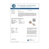 Image 2 : 1.25 CTW Certified VS/SI Diamond Solitaire Stud Earrings 18K Rose Gold - REF-189W6F - 13044