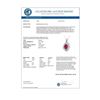 Image 2 : 3.87 CTW Ruby & Diamond Pendant 18K White Gold - REF-90X9T - 14362