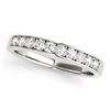 Image 5 : 2.1 CTW Certified VS/SI Diamond 3 Stone Princess Cut 2Pc Set 14K White Gold - REF-507N3Y - 32027