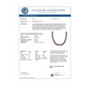 Image 3 : 71.85 CTW Ruby & VS/SI Certified Diamond Eternity Necklace 10K White Gold - REF-563H6A - 29515