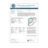 Image 2 : 1.56 CTW Aquamarine & Diamond Ring 14K White Gold - REF-24M2H - 11208