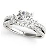 Image 1 : 1.75 CTW Certified VS/SI Diamond 3 Stone Ring 18K White Gold - REF-505A8X - 28029