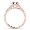 Image 2 : 1.05 CTW Certified VS/SI Diamond Solitaire Ring 18K Rose Gold - REF-196W2F - 28129