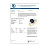 Image 2 : 2.13 CTW Blue Sapphire & Diamond Ring 14K Yellow Gold - REF-80F2N - 13326