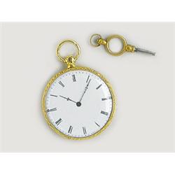 Pocket Watch with Key 