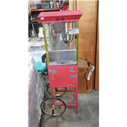 NOSTALGIA ELECTRICS 5 TALL POPCORN MACHINE W/ WHEELS