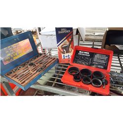 TAP AND DIE HOLE SAWS AND DRILL BIT SHARPENER
