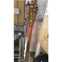 LOT OF TIKI TORCHES