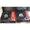 Image 2 : 2 PORTABLE GAS CAMP STOVES - AS NEW