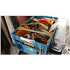 Image 1 : TOTE W/ CORDLESS SKIL SAW AND HARDHAT