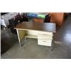 Image 1 : METAL AND WOOD DESK