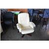 Image 1 : LEATHER RECLINING SWIVEL CHAIR