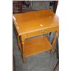 Image 1 : WOOD SIDE TABLE WITH DRAWER