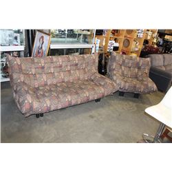 OVERSIZED LOVE SEAT AND ARM CHAIR