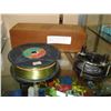 Image 1 : 2 FISHING REELS AND WOOD BOX