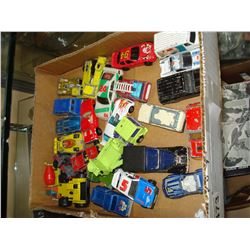 TRAY OF HOTWHEELS AND OTHER TOY CARS