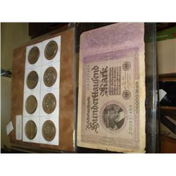 1923 GERMAN MARK AND CANADIAN DOLLARS