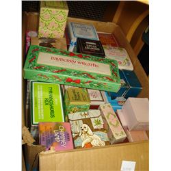 BOX OF AVON COLLECTABLES