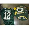 Image 2 : GREEN BAY PACKERS SUPER BOWL JACKET AND AARON RODGERS NFL JERSEY