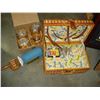 Image 1 : PICNIC BASKET CANDLE HOLDERS AND SIGN
