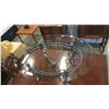 Image 1 : GLASSTOP COFFEE TABLE