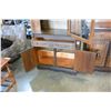 Image 4 : ANTIQUE WALNUT DISPLAY CABINET