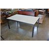 Image 1 : MODERN GLASS TOP DINING TABLE AND 4 CHAIRS
