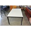 Image 2 : MODERN GLASS TOP DINING TABLE AND 4 CHAIRS