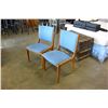 Image 2 : PAIR OF TEAK MCM DINING CHAIRS