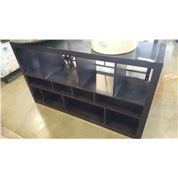 BLACK CUBICLE SHELF