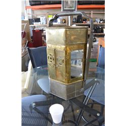 BRASS DISPLAY CASE