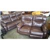 Image 1 : LAZY BOY RECLINING SOFA AND LOVESEAT