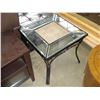 Image 2 : PAIR OF GLASS AND TILE TOP ENDTABLES AND COFFEE TABLE