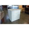 Image 2 : WHITE 2 DRAWER NIGHTSTAND